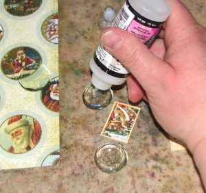 Glass bead fridge magnets
